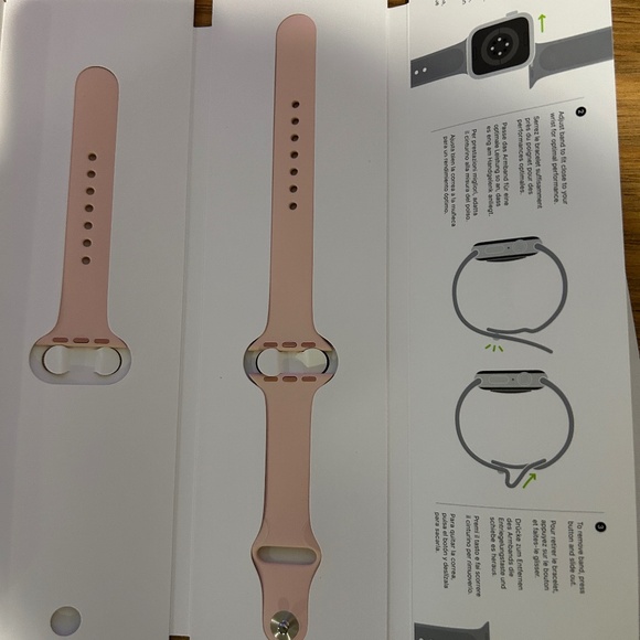 Brand NEW Apple Watch Sport Band - Pink - Picture 1 of 4
